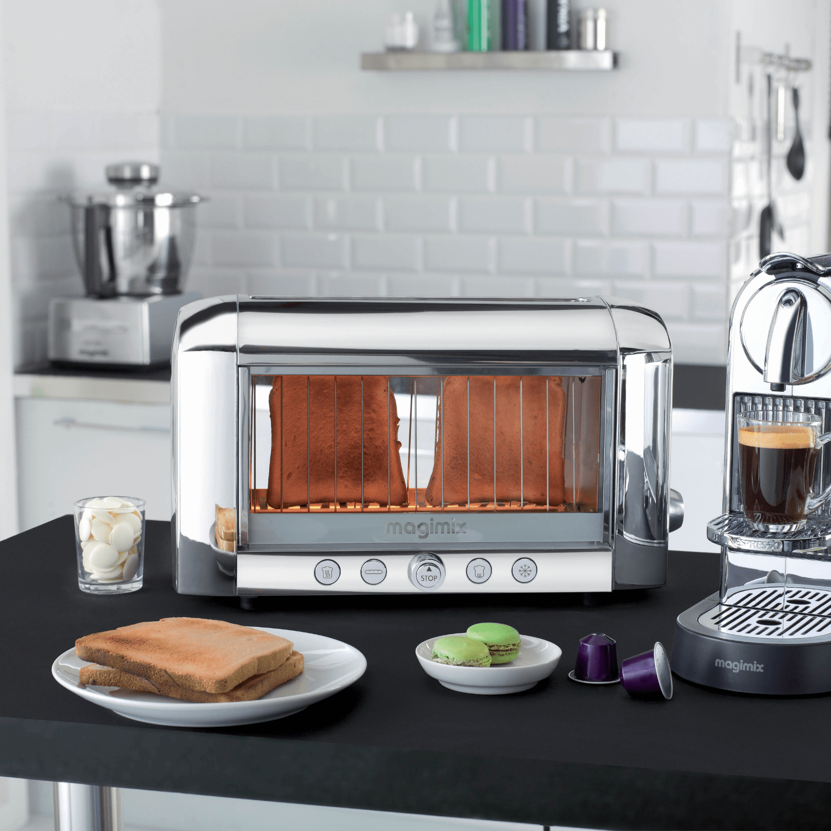 chrome magimix vision toaster