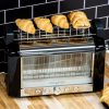 heating up croissants on the magimix vision toaster warming rack accessory